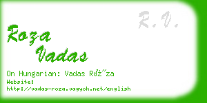 roza vadas business card